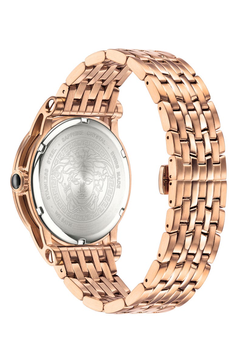 Versace Men's Palazzo Empire Swiss Quartz Bracelet Watch, 43mm, Alternate, color, 