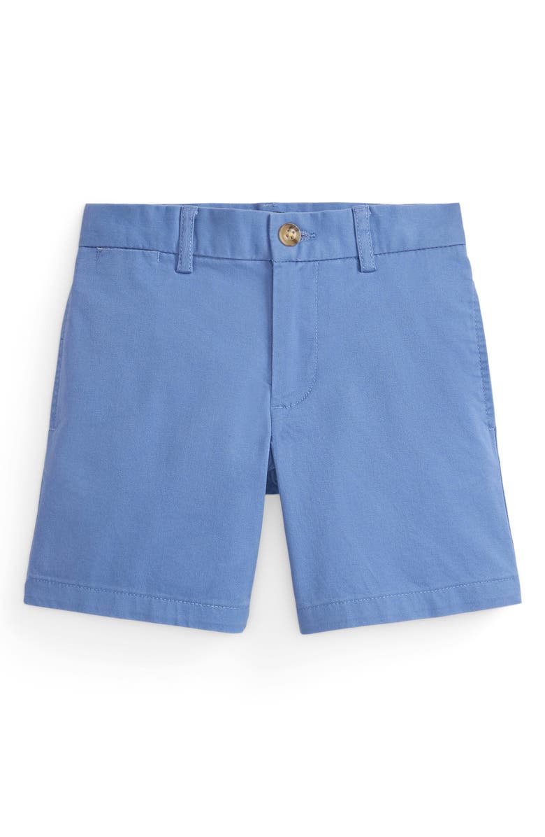 Polo Ralph Lauren Kids' Preppy Stretch Twill Shorts, Main, color, Nimes Blue