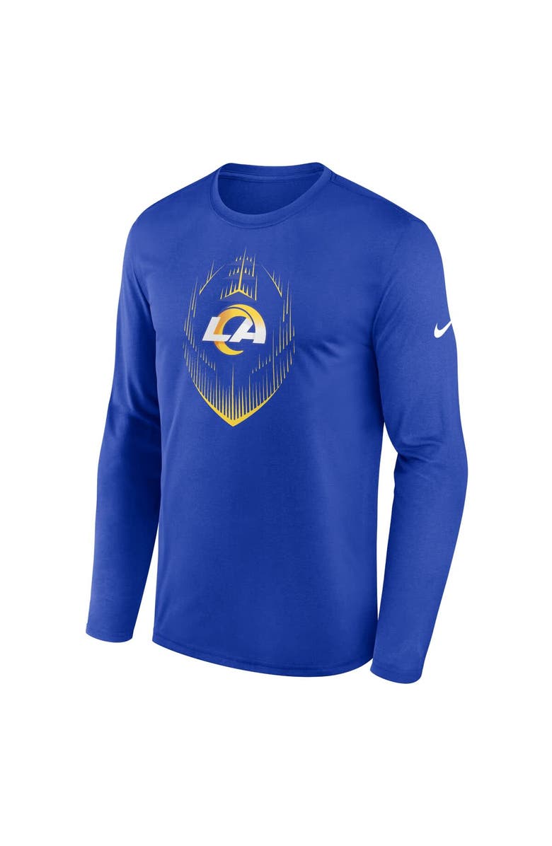 Nike Men's Nike Royal Los Angeles Rams Icon Legend Performance Long Sleeve T-Shirt, Alternate, color, Royal
