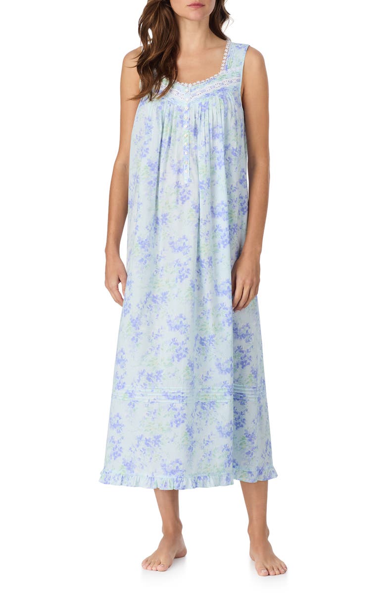 Eileen West Sleeveless Cotton Ballet Nightgown, Main, color, 