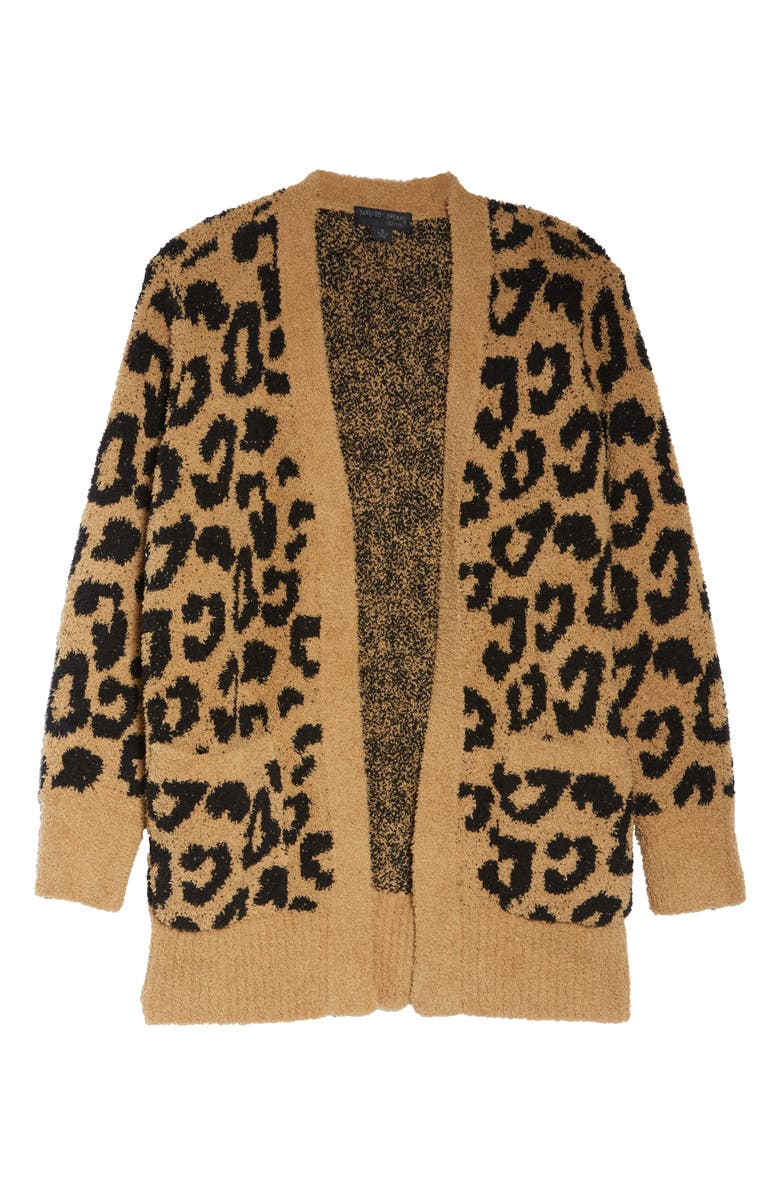 Barefoot Dreams<sup>®</sup> CozyChic<sup>™</sup> Leopard Cardigan, Alternate, color,