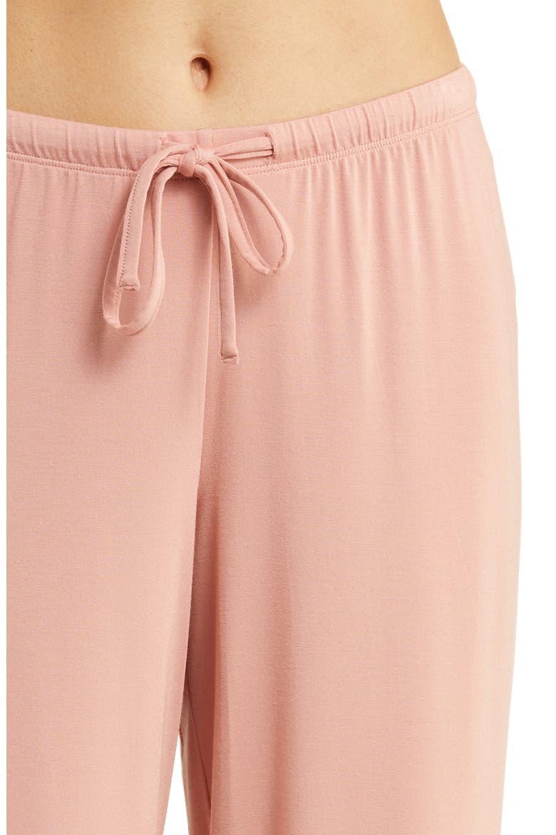 Moonlight Eco Knit Pajamas, Alternate, color, PINK GLASS