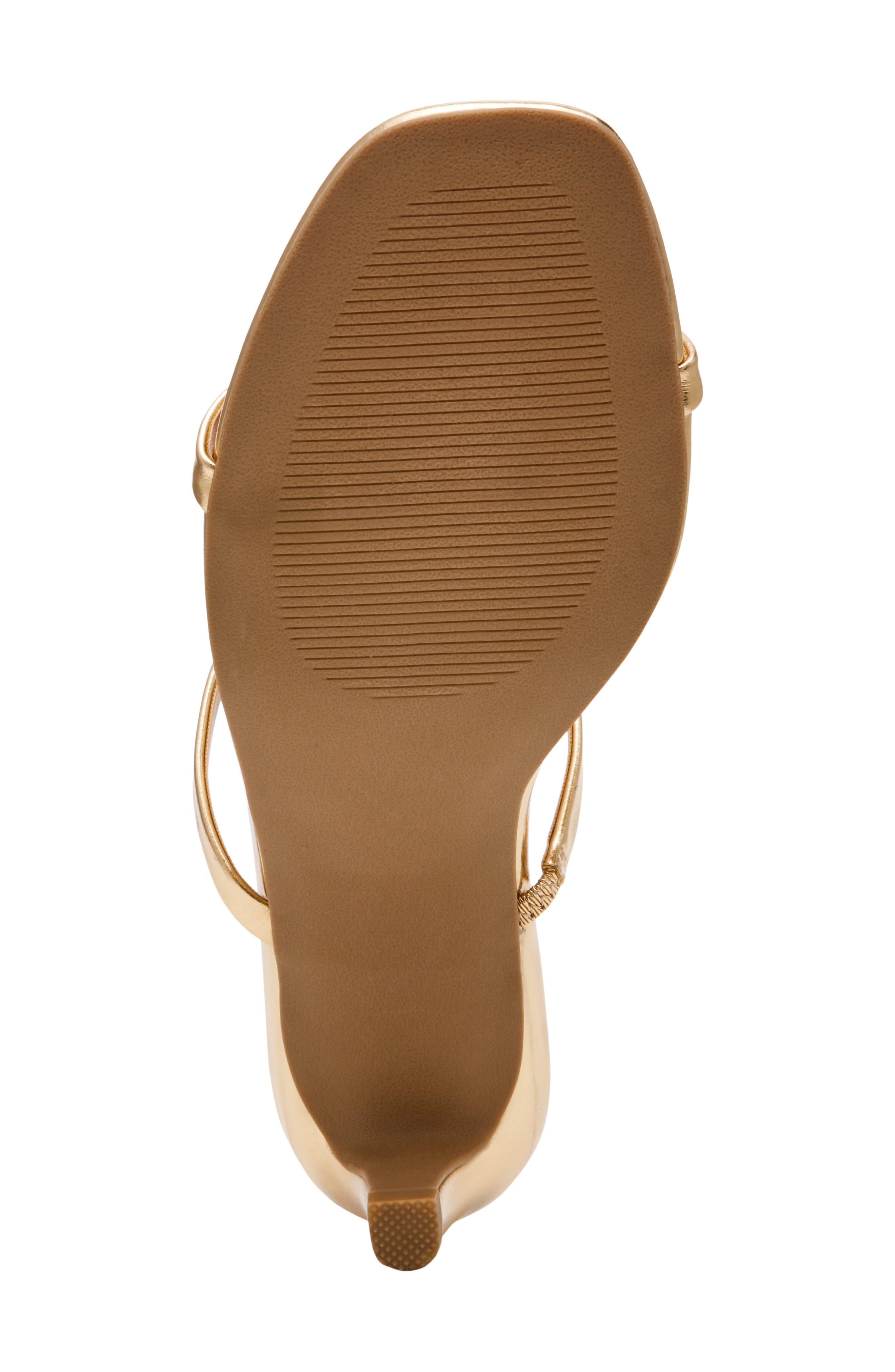 Remmy Kitten Heel Sandal, Alternate, color, GOLD