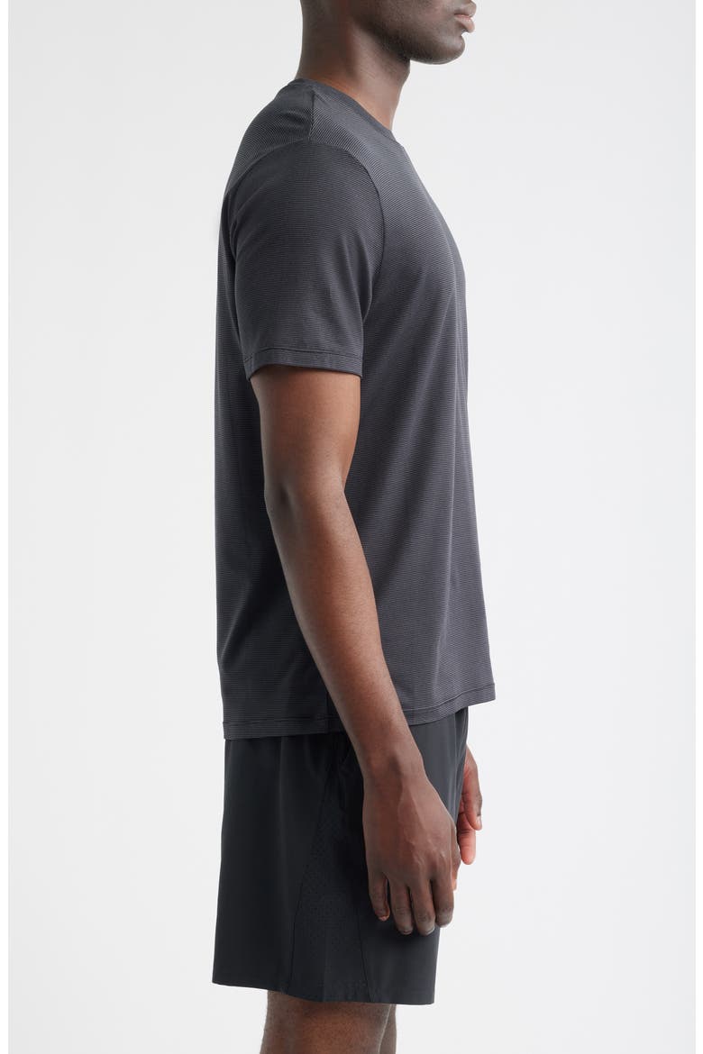 Dynamic Stripe T-Shirt, Alternate, color, BLACK CAVIAR STRIPE
