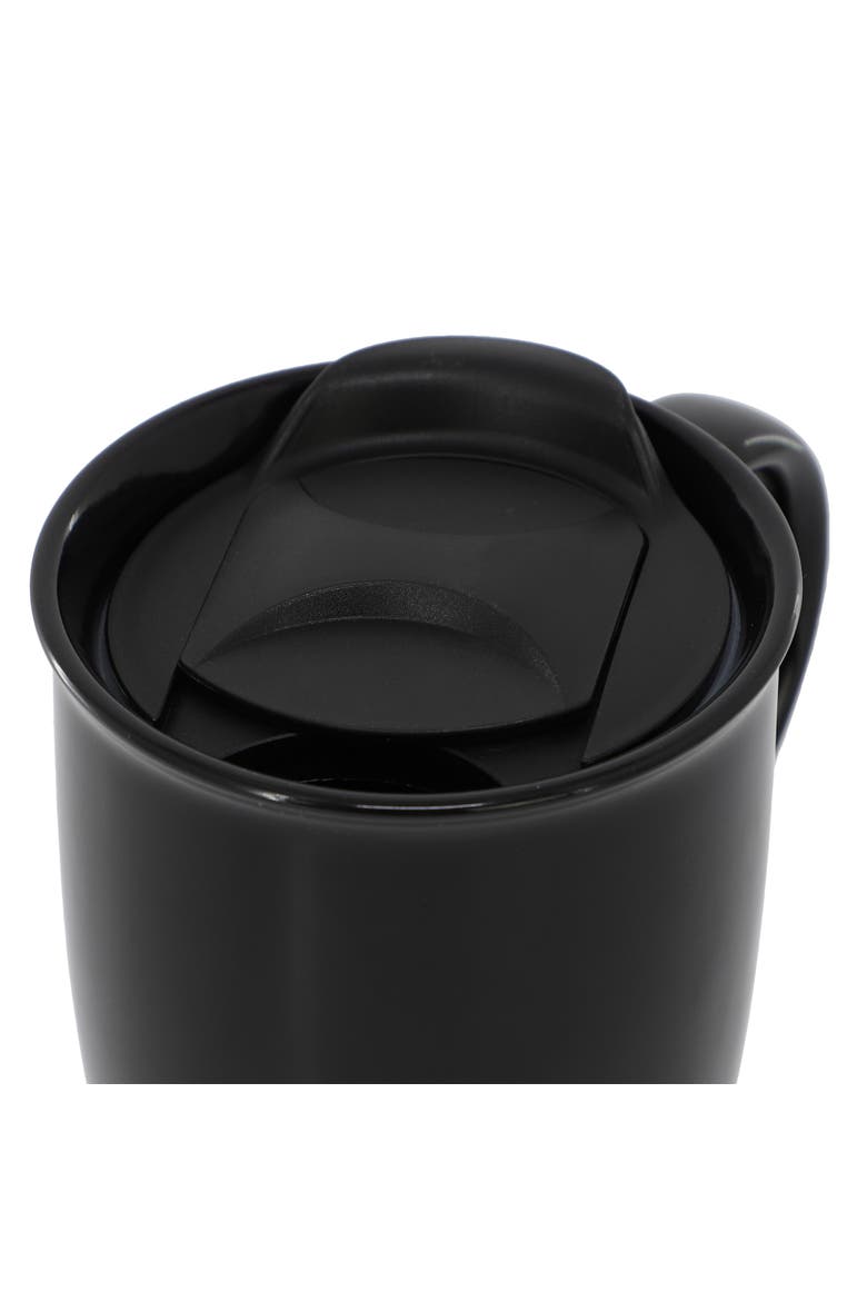 4 Piece 15 Ounce  Travel Mug Set, Alternate, color, Black