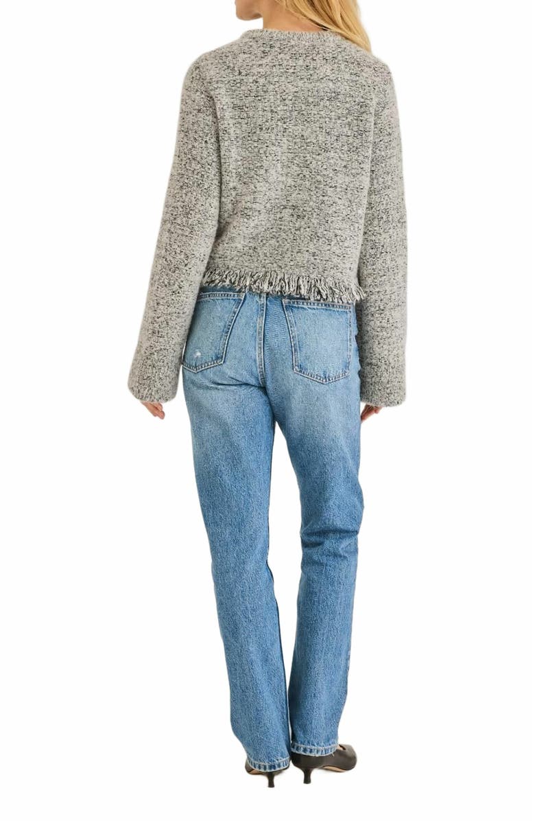 Rebecca Taylor Marianne Cardigan, Alternate, color, Black White