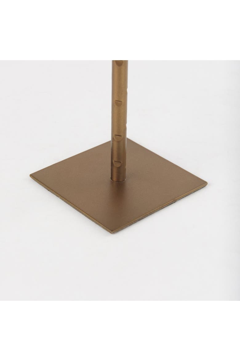 Porter Iron Candle Holder, Alternate, color, Gold