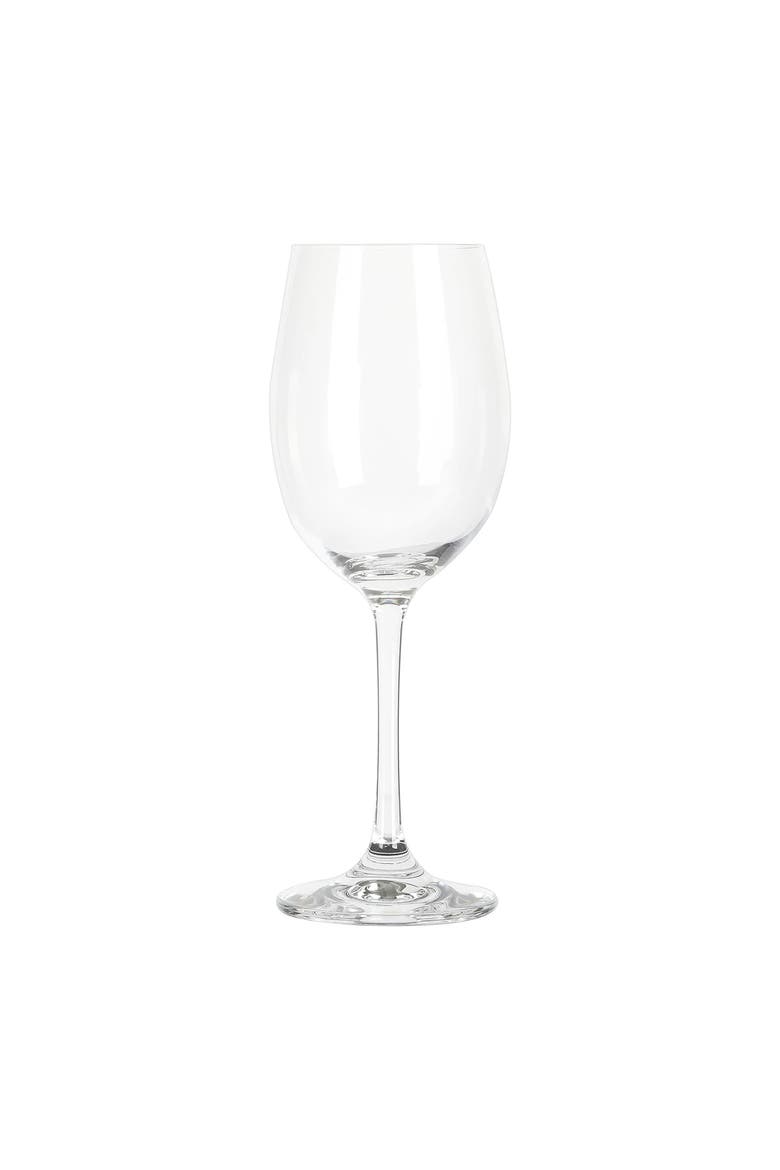 Viviana 4 Piece 14 Ounce White Wine Glass Set in Clear, Alternate, color, None