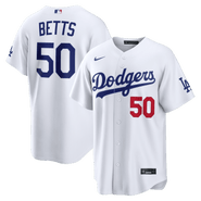 Nike Men's Nike Mookie Betts White Los Angeles Dodgers Home Stadium Jersey