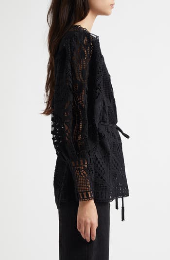 Guipure Lace Top