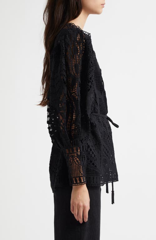 FARM RIO FARM RIO GUIPURE LACE TOP