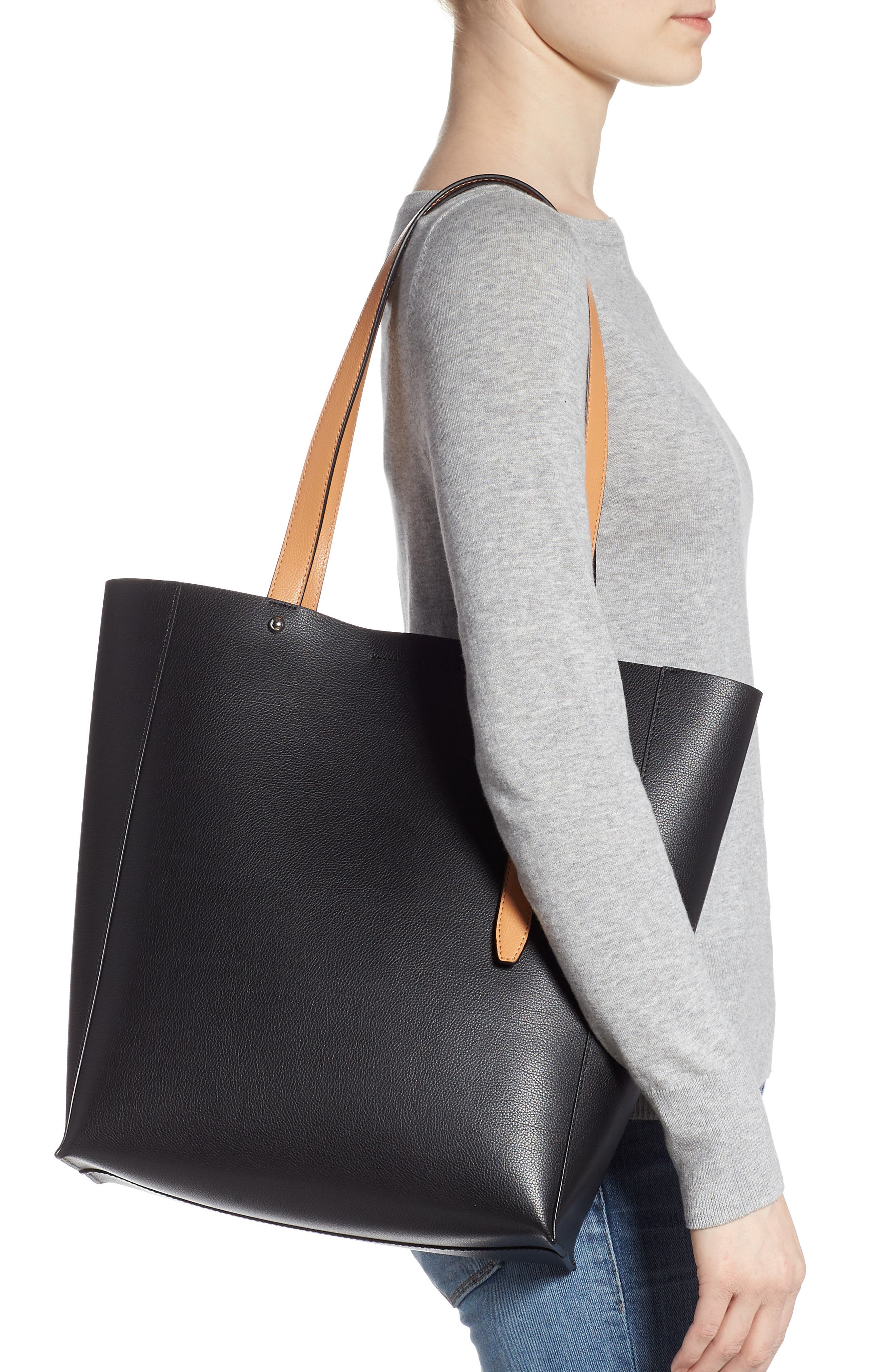 Rebecca Minkoff Stella Leather Tote, Alternate, color, 