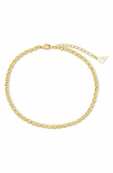Sterling Forever Karina Mariner Chain Anklet