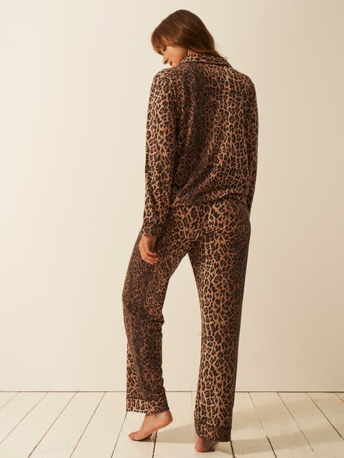 Stripe & Stare Long Pyjama Set In Multi