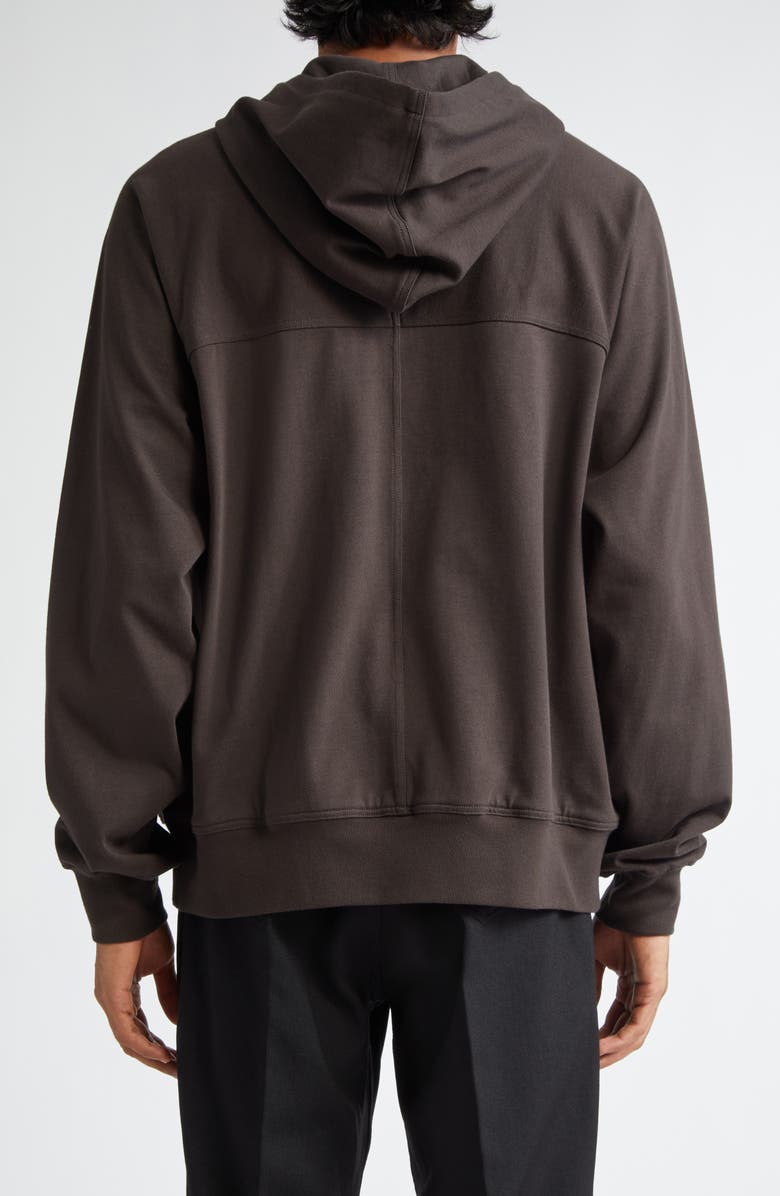 Rick Owens Cotton Zip Hoodie, Alternate, color,