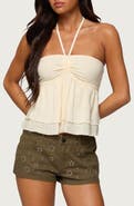 EDIKTED Layered Cotton Babydoll Camisole