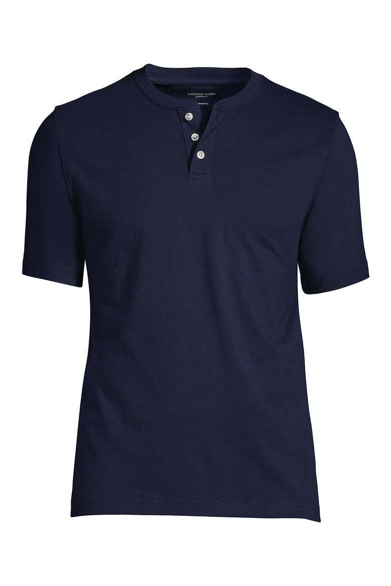 Short Sleeve Super-T Henley, Alternate, color, Radiant Navy
