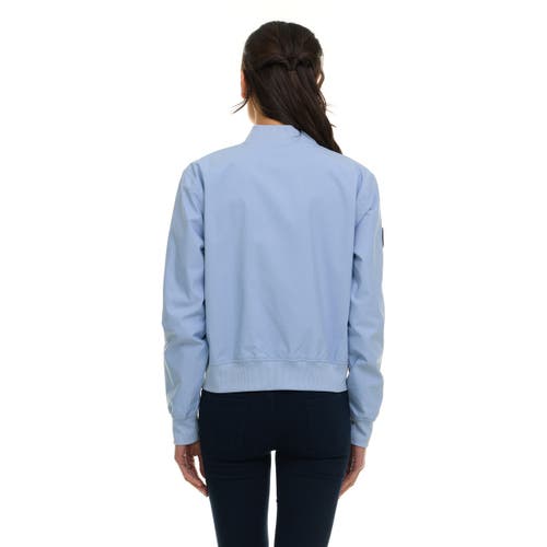 Canada Weather Gear Bomber Flight Jacket Lightweight Zip-up Windbreaker In Blue