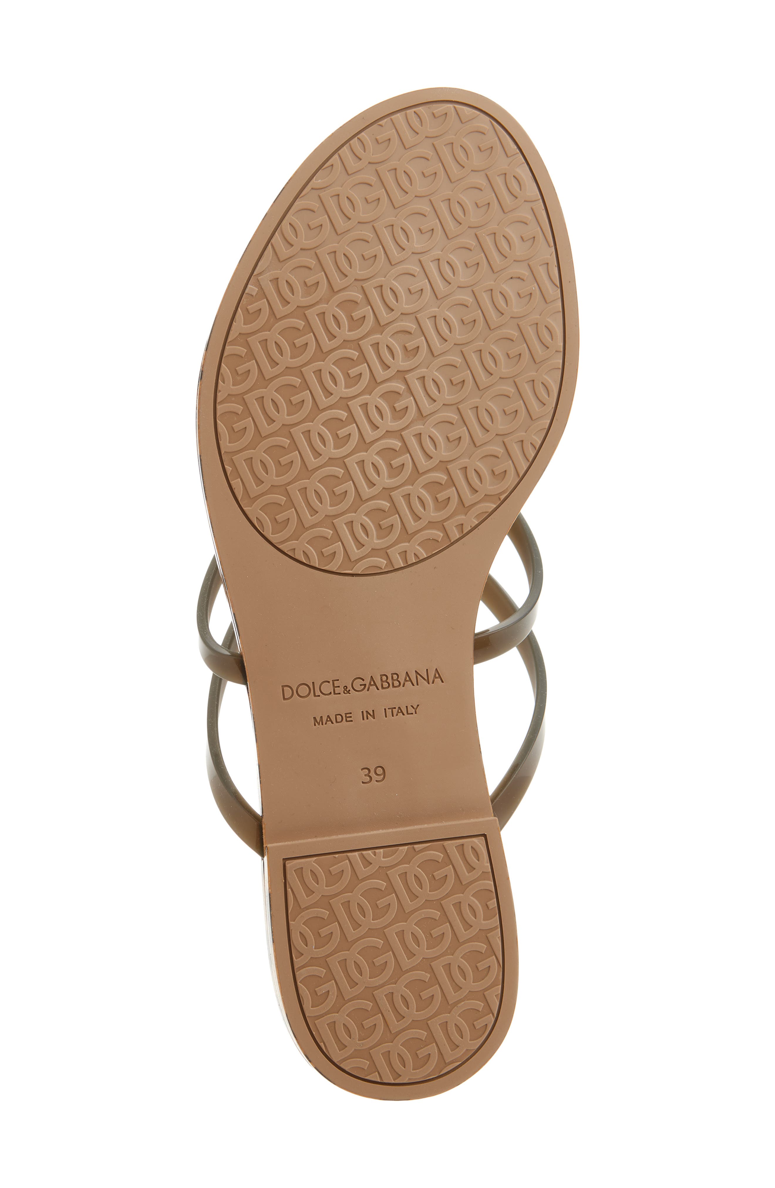 Dolce&Gabbana Logo Flip Flop, Alternate, color, Leo New