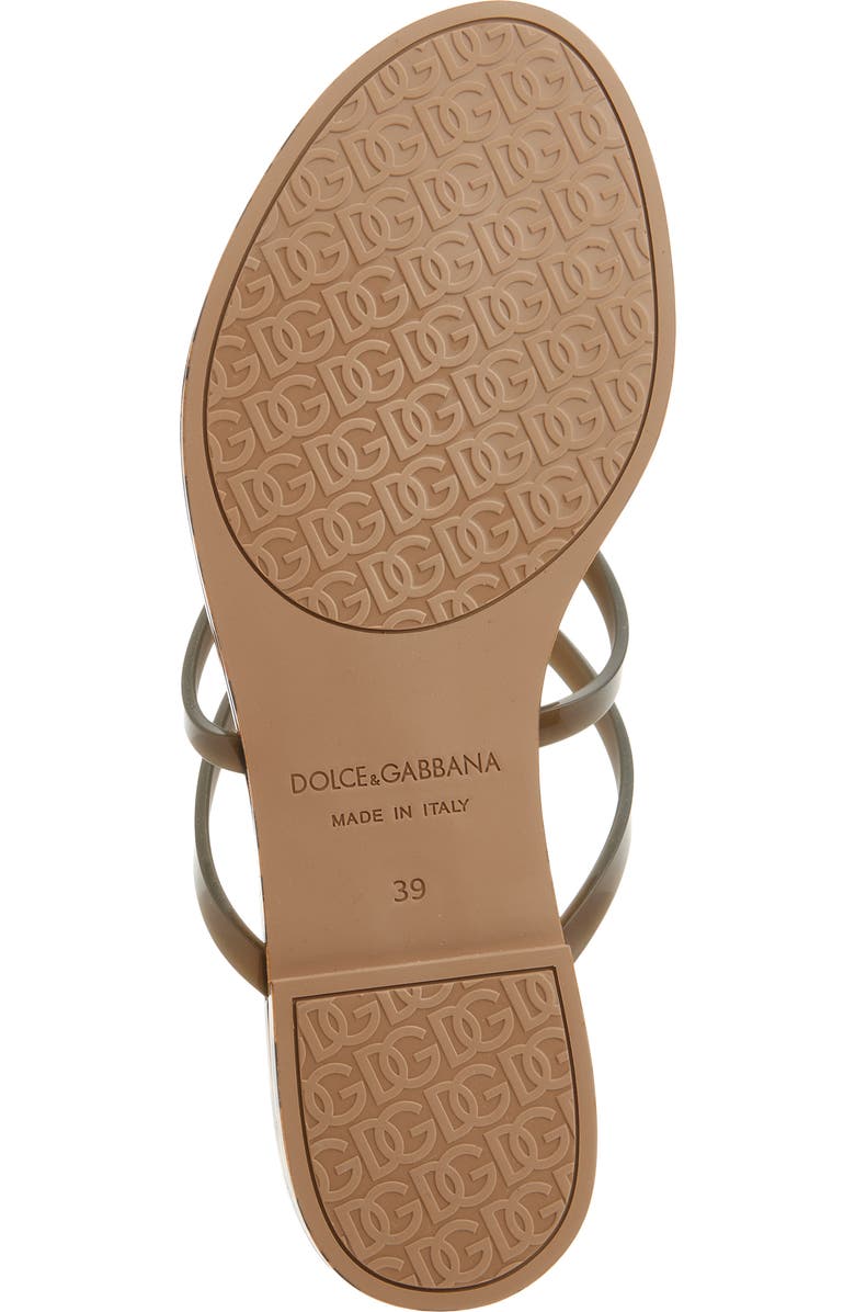 Dolce&Gabbana Logo Flip Flop, Alternate, color, Leo New