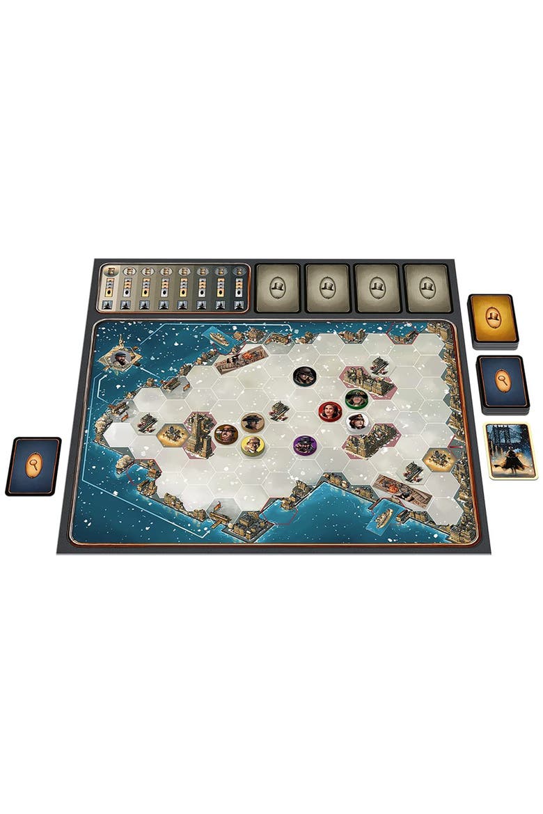 Mr. Jack New York Tactical Detective Board Game, Ages 14+, 2 Players, 30 Min, Alternate, color, Multicolored