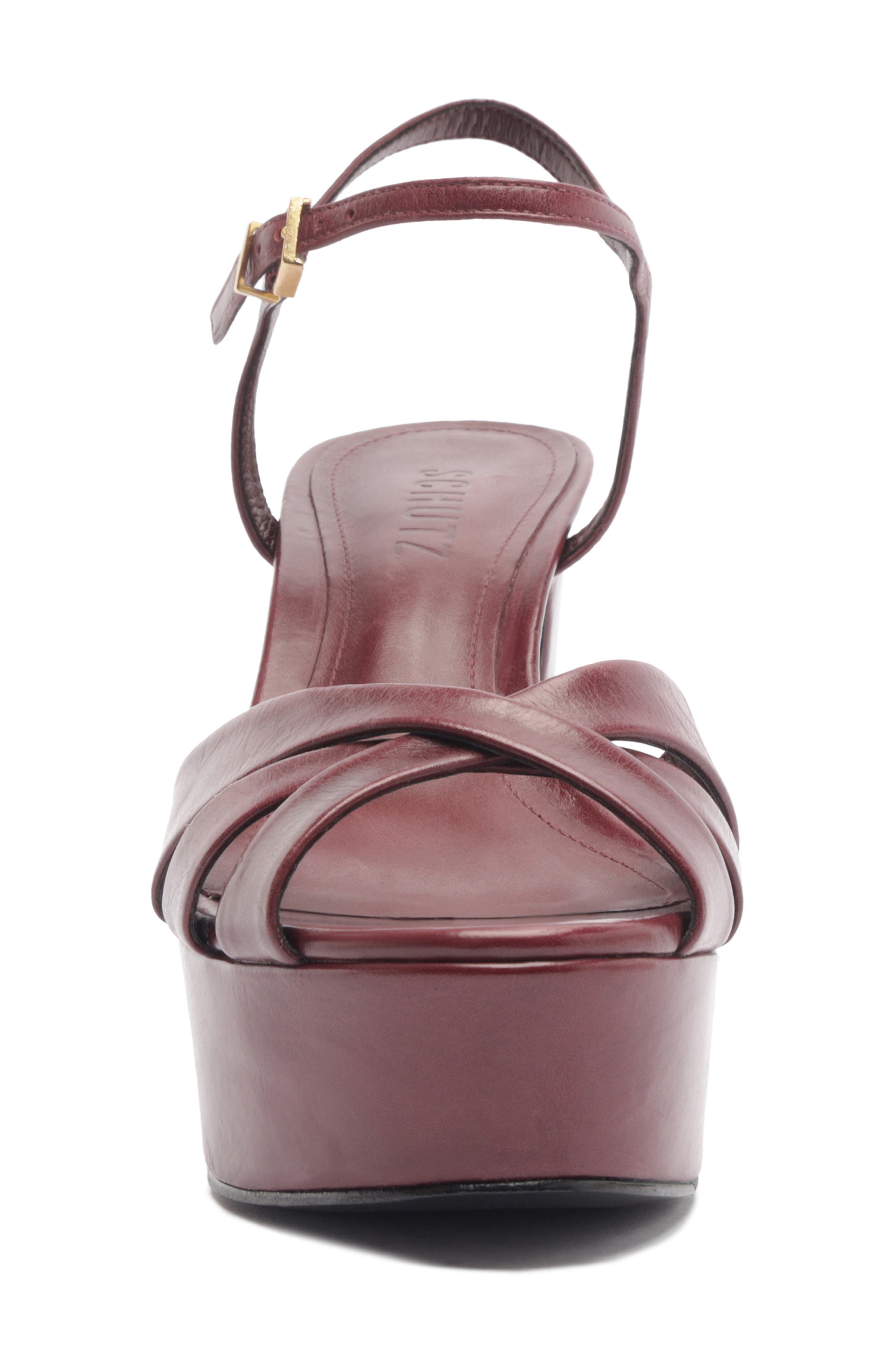 Keefa Kitten Heel Sandal, Alternate, color, VINO