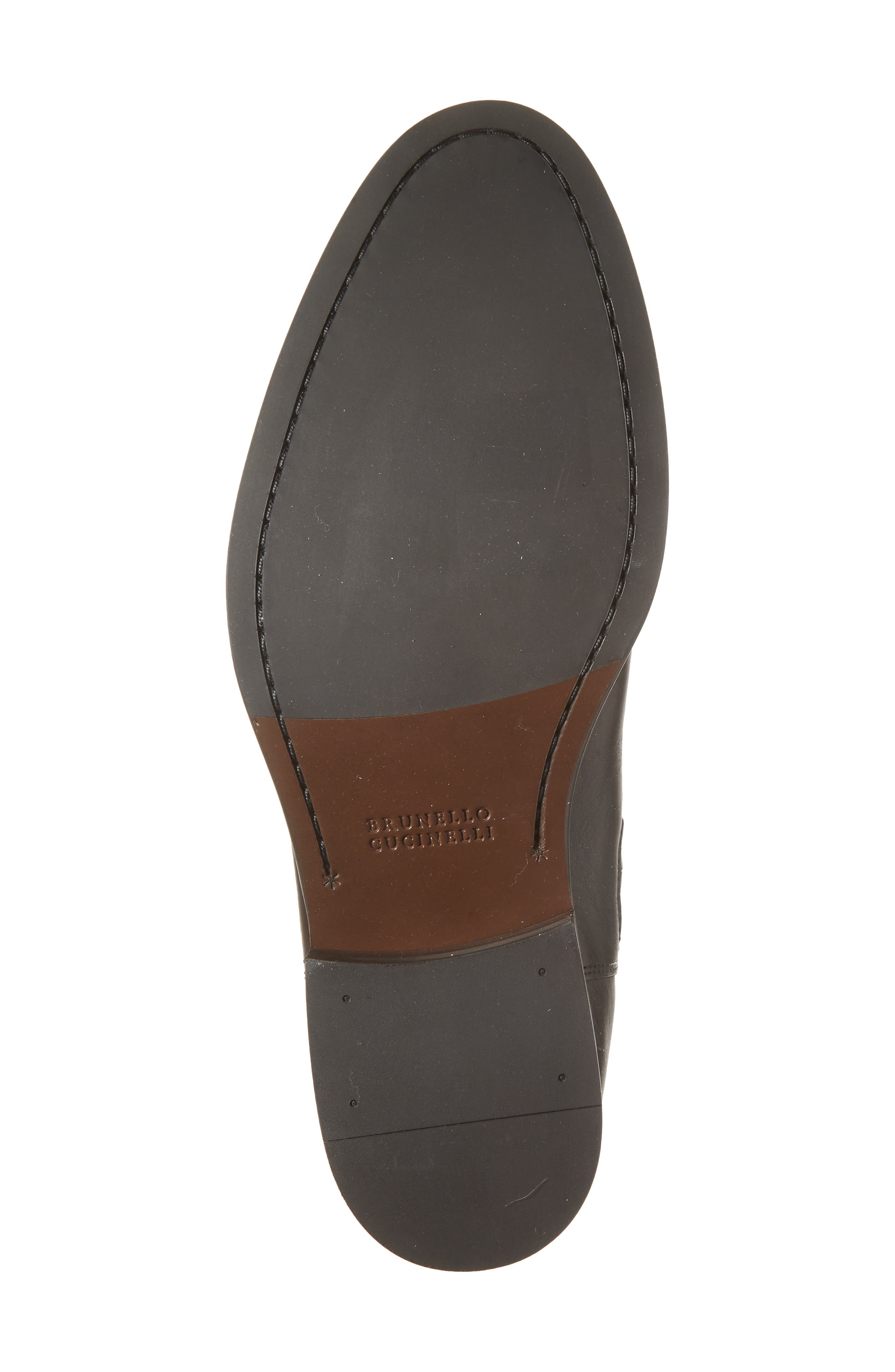 Brunello Cucinelli Chelsea Boot, Alternate, color, C4235 Chili Brown