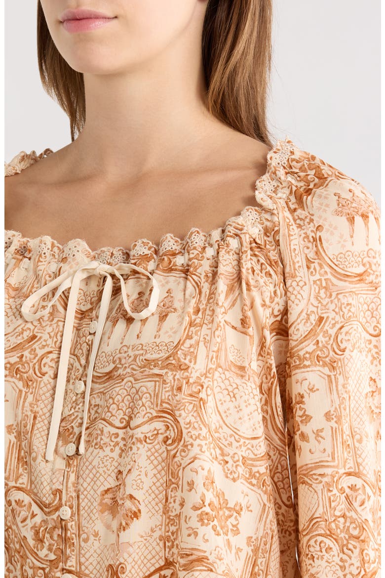Paloma Long Sleeve Pajamas, Alternate, color, BALLERINA