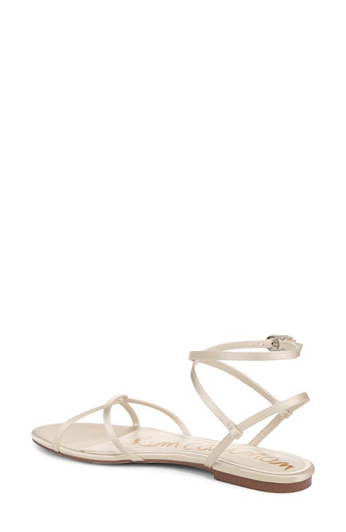 Sam Edelman Ellina Ankle Strap Sandal In Modern Ivory