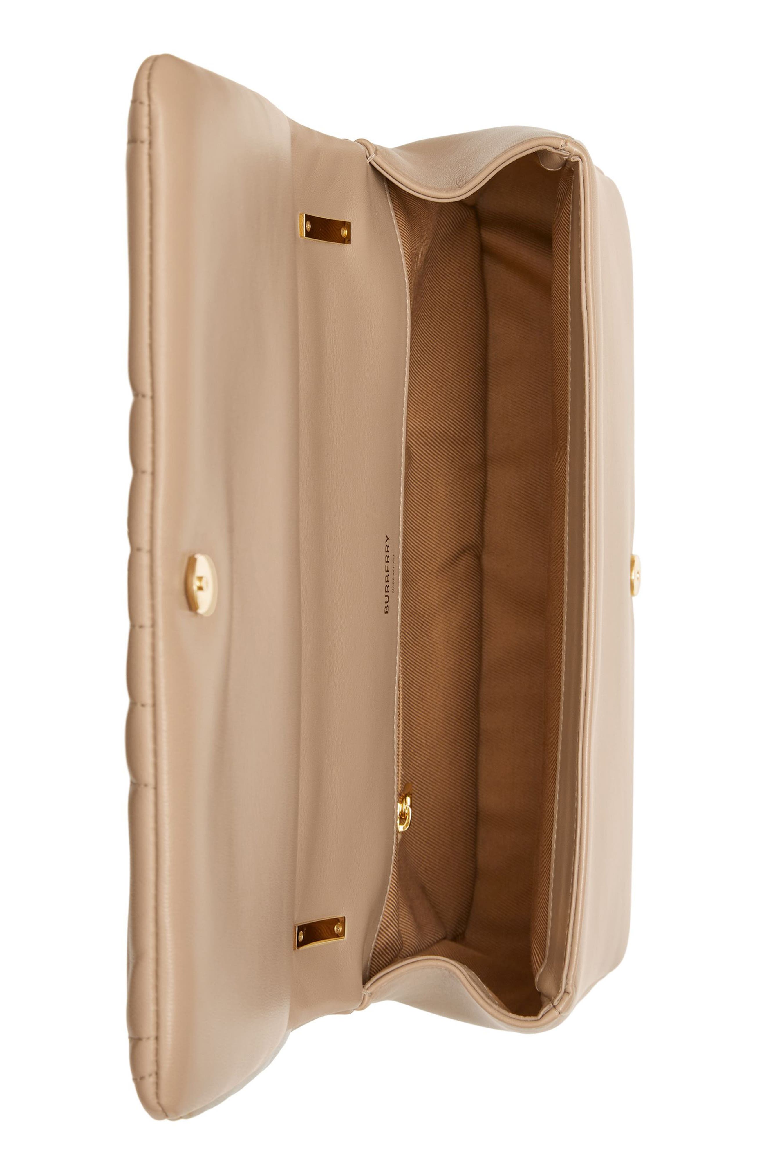 Burberry Medium Lola Quilted Leather Shoulder Bag, Alternate, color, 