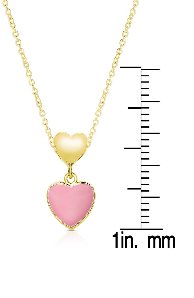 Lily Nily Heart Pendant Necklace, Alternate, color, Gold