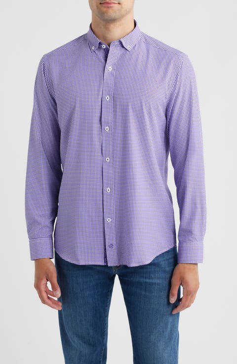 XC+™ Performance Game Day Gingham Button-Down Shirt