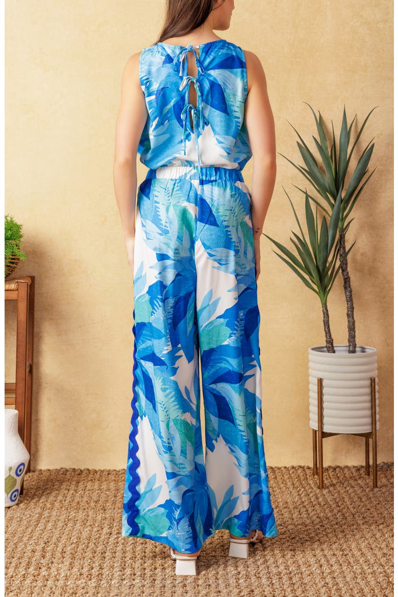 Printed Woven Pants, Alternate, color, BLUE MULTI