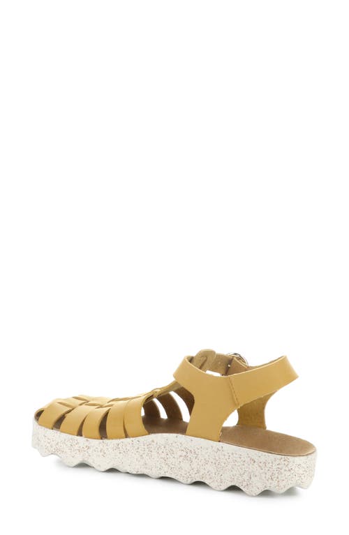 Asportuguesas By Fly London Calix Slingback Fisherman Sandal In Camel