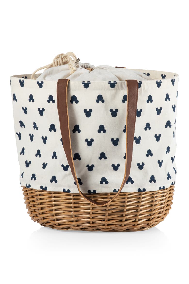 x Disney® Mickey Mouse Coronado Basket Tote, Main, color, BEIGE