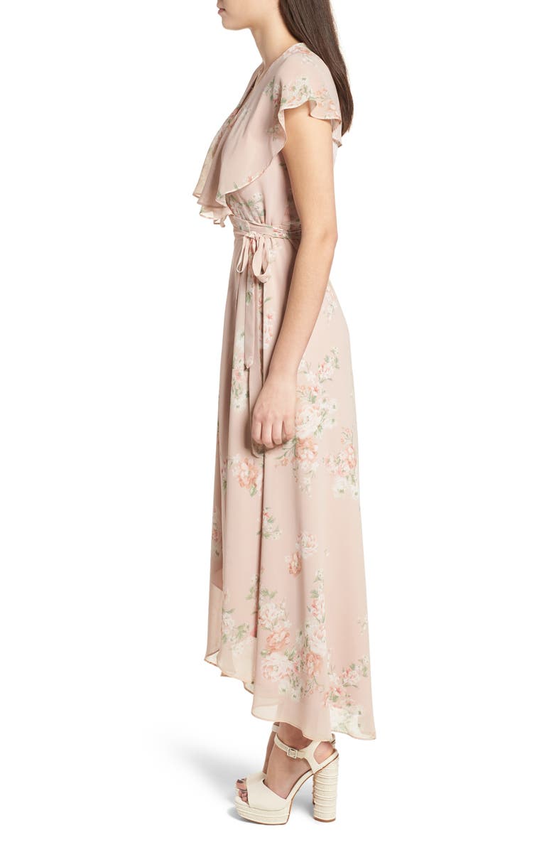 WAYF Polermo Wrap Maxi Dress, Alternate, color,