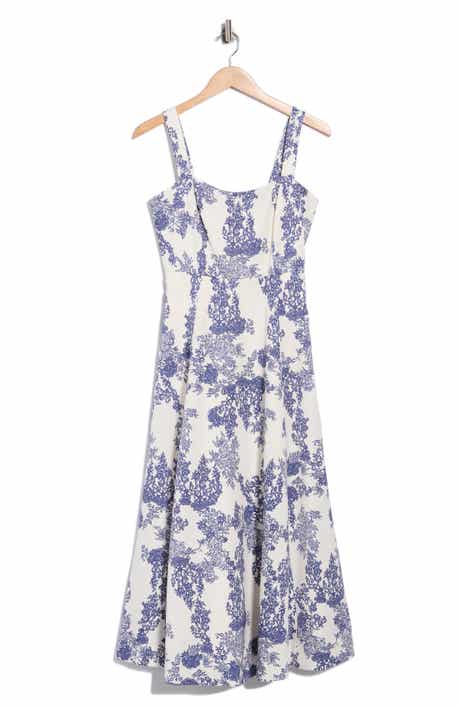 Lena Shine Fit & Flare Dress
