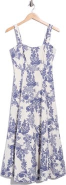 Rebecca Taylor Lena Shine Fit & Flare Dress