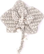 Deepa Gurnani Orchid on Ice Brooch