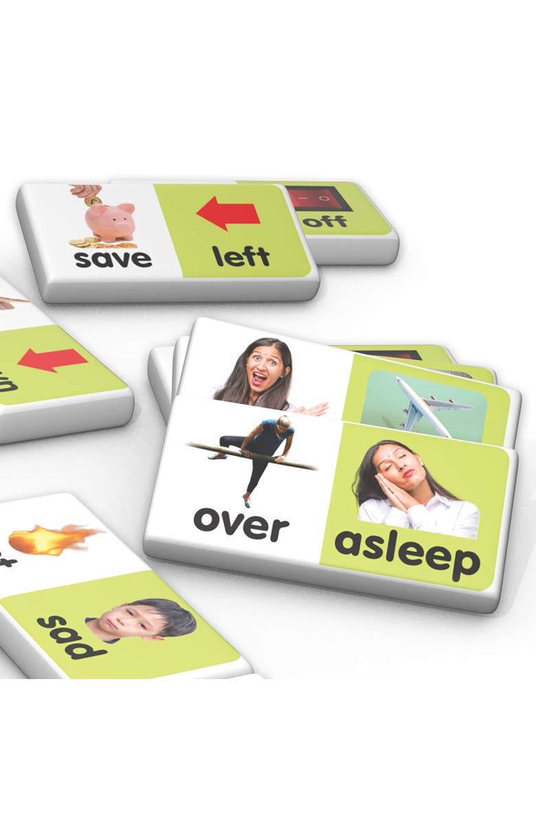 Junior Learning Antonyms Dominoes, Alternate, color, Multicolored
