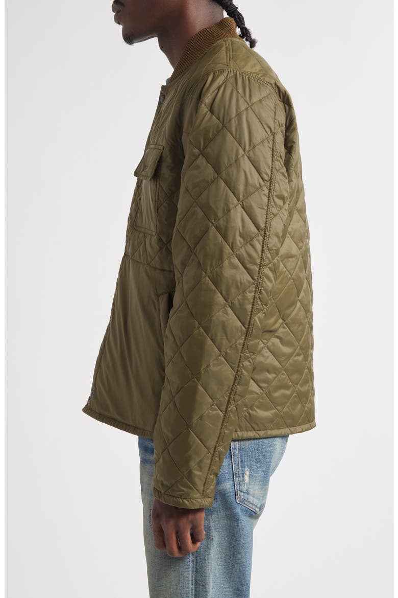 Quilted Reversible Jacket, Alternate, color, VINTAGE OLIVE/ SAGE