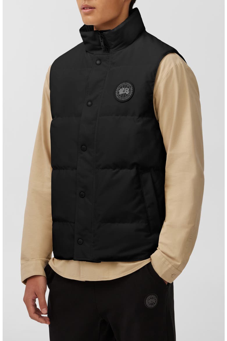 Garson Water Repellent 625 Fill Power Down Vest - Black Label, Alternate, color, BLACK