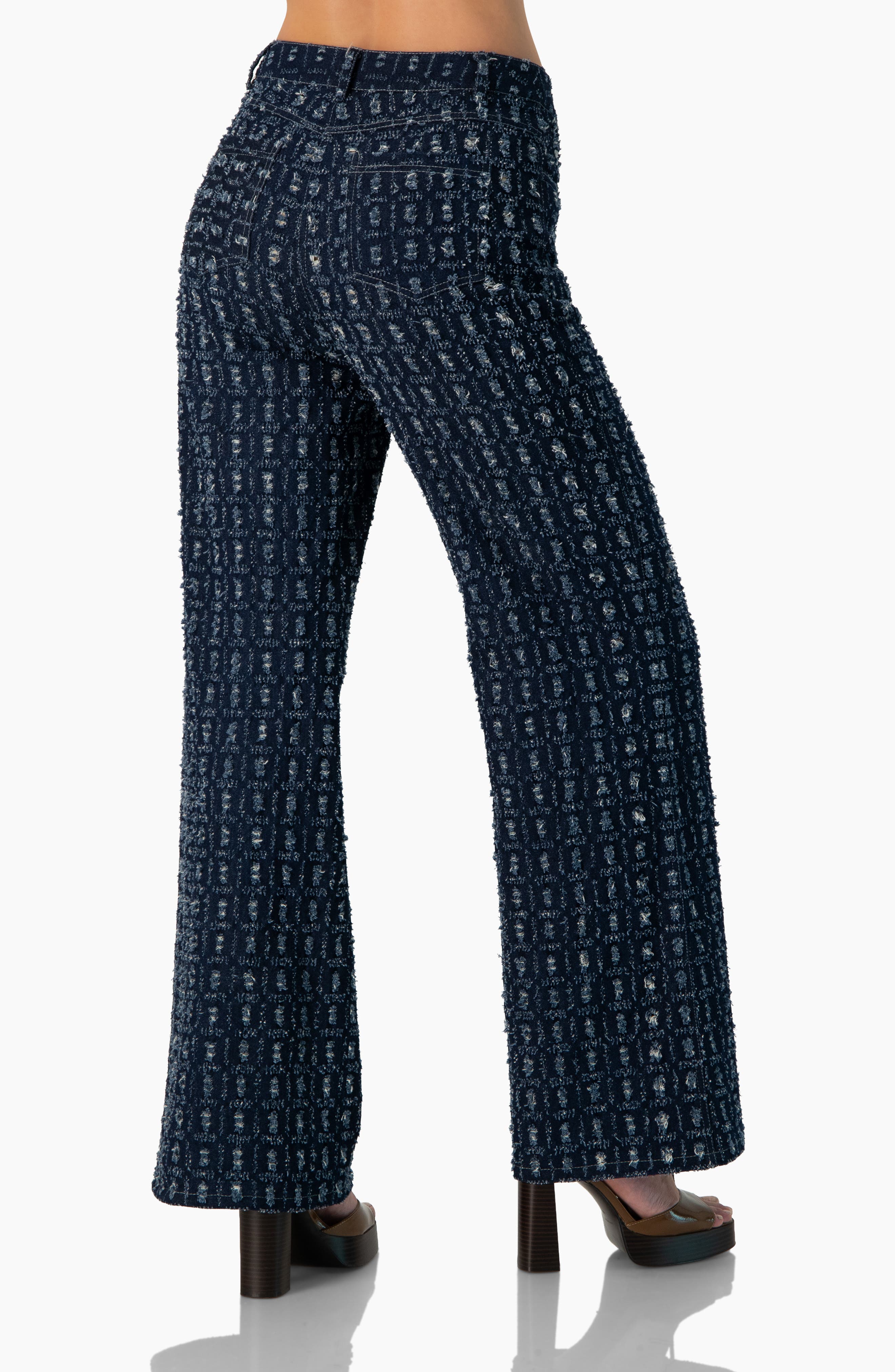 Wide Leg Burned-Out Jeans - image 2