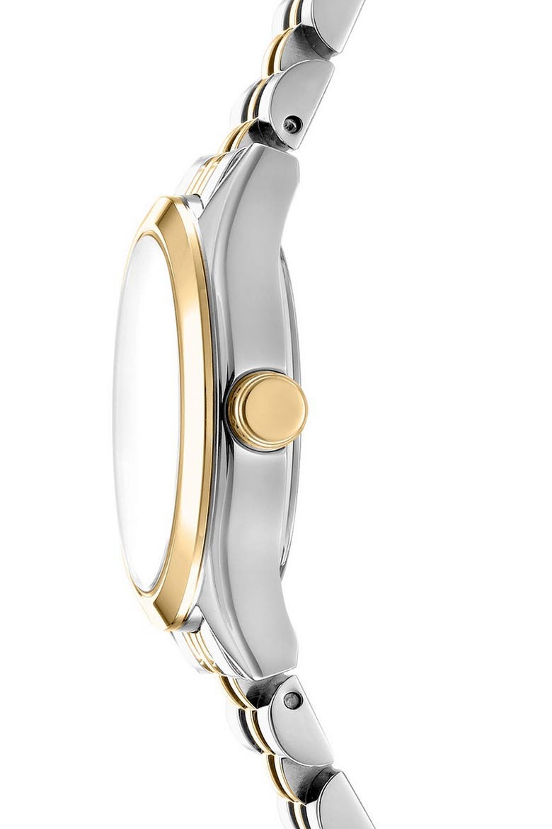 L 156 Bracelet Watch, Alternate, color, DARK GREEN/ TWO TONE