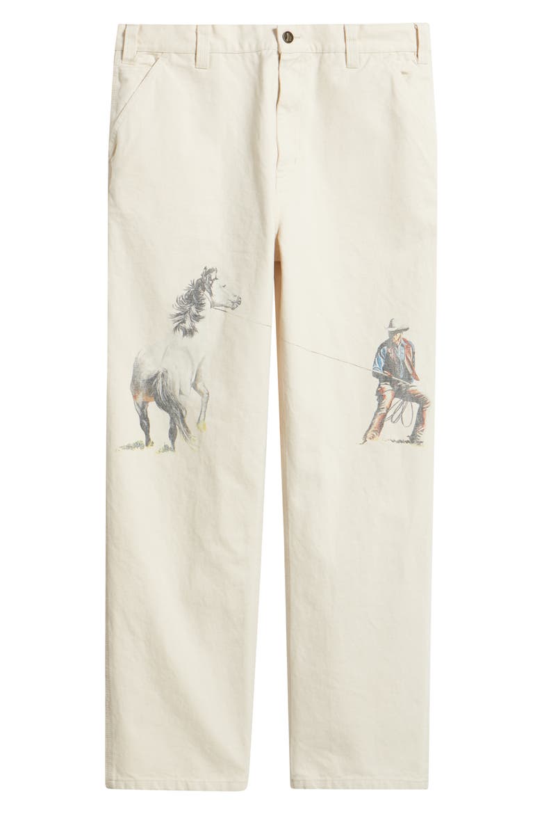 If Not for the Rest of Time Canvas Painter Pants, Alternate, color, NATURAL