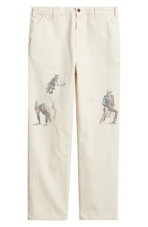 If Not for the Rest of Time Canvas Painter Pants