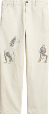 ONE OF THESE DAYS If Not for the Rest of Time Canvas Painter Pants