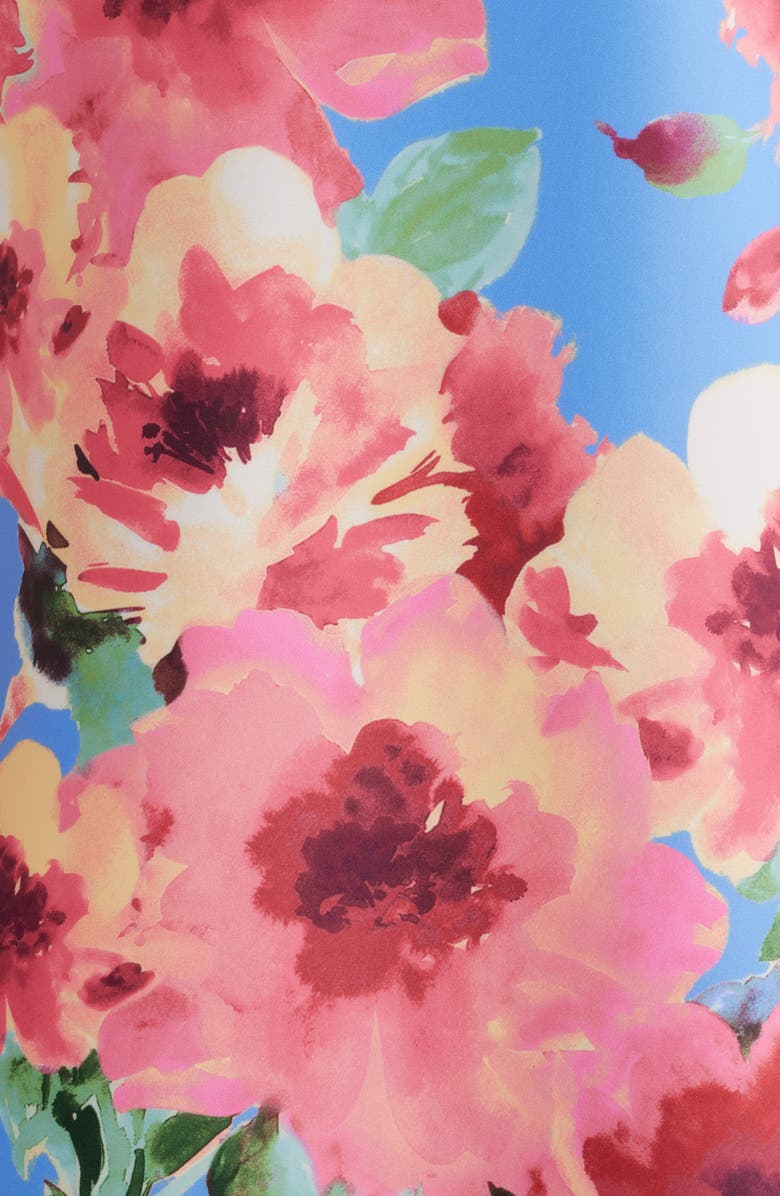 Anne Klein Sleeveless Shift Dress, Alternate, color, Azurine Multi