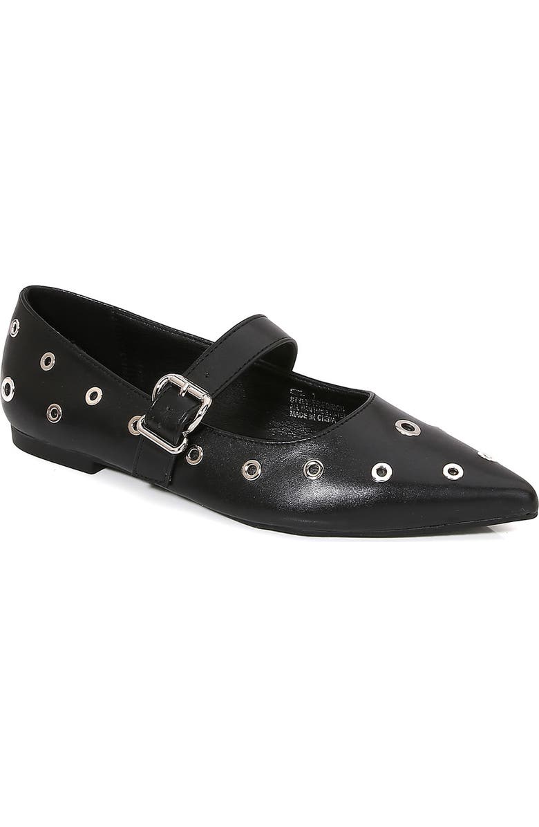 BERNESS Friedrich Grommet Pointed Toe Mary Jane Flat, Main, color,
