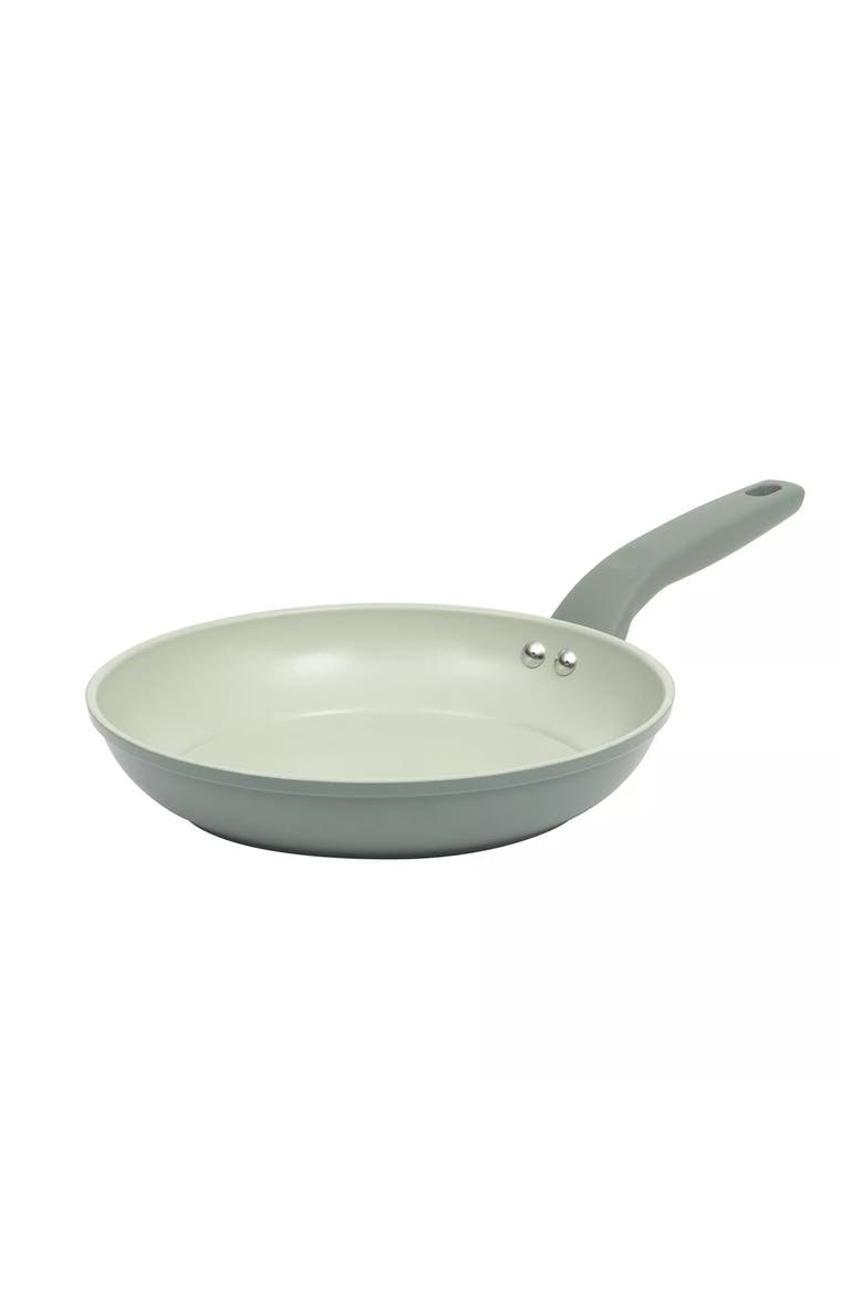 10 Inch Nonstick Aluminum Frying Pan in Sage Green, Main, color, Green